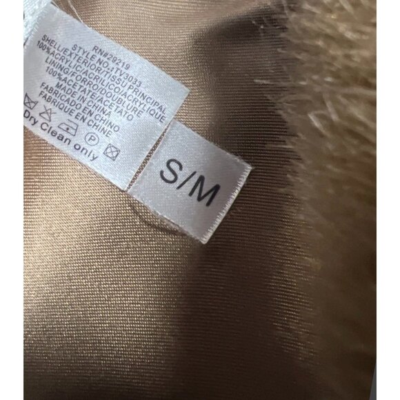 Vintage Setmar New York Women’s Brown Faux Fur Vest S/M - Picture 8 of 8